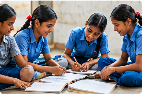 Student receiving education