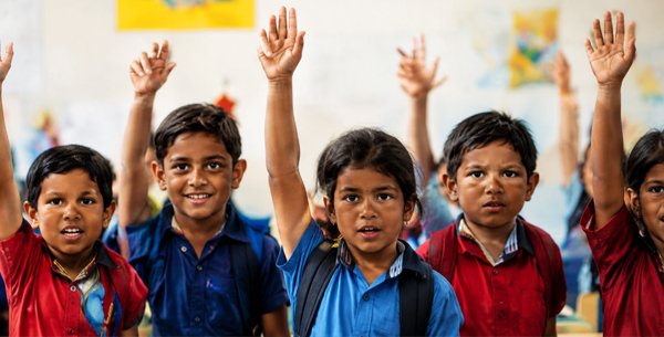 Children receiving free education